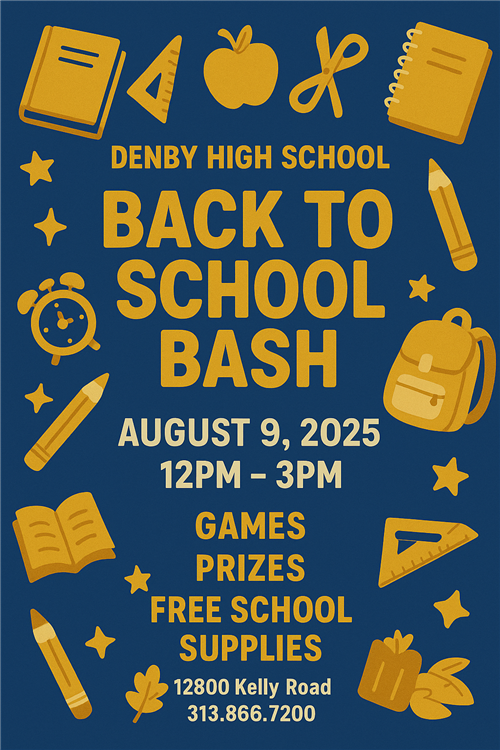  Denby Back to School Bash